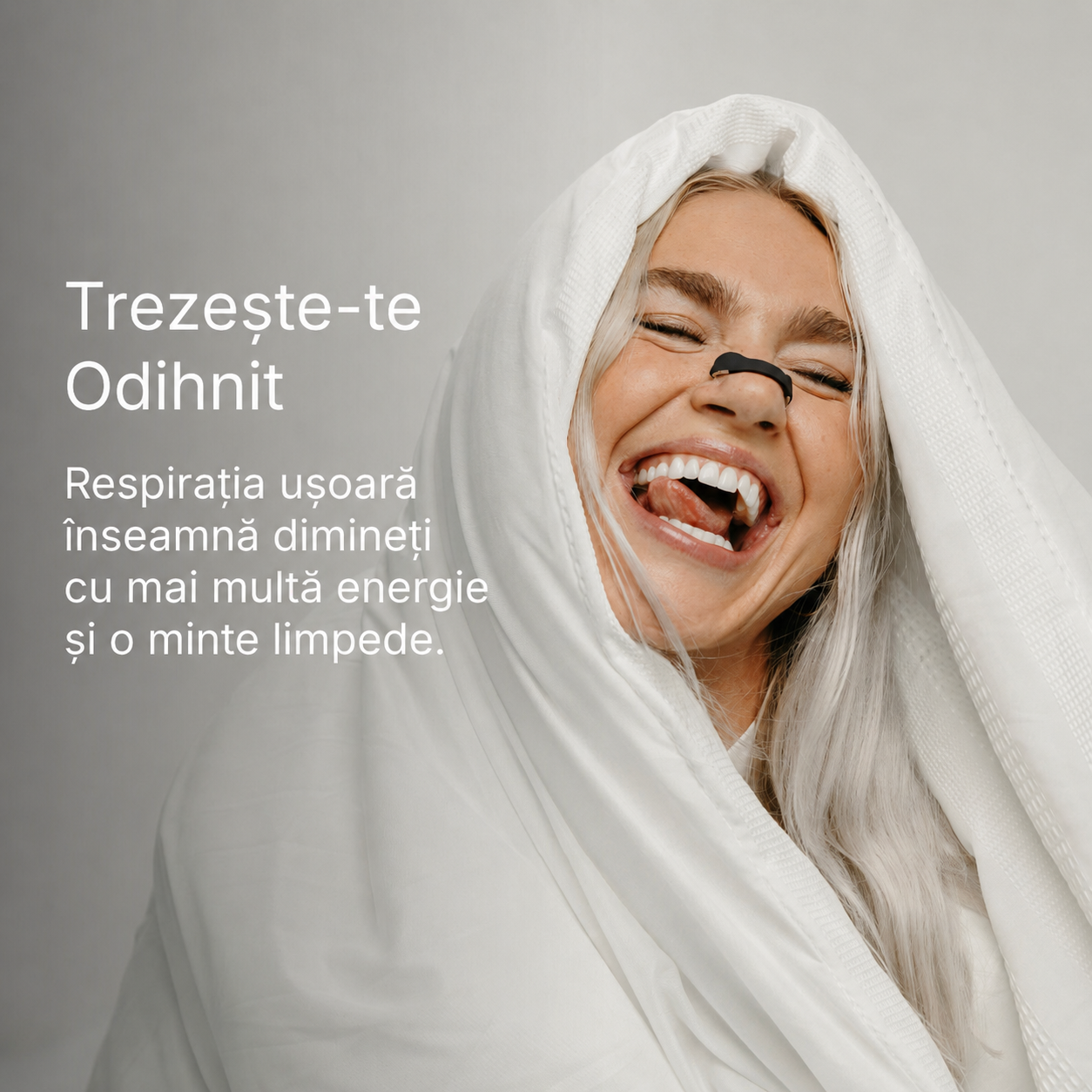 Kit Premium Anti-Sforăit — Dilatator Nazal + 60 Plasturi