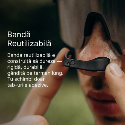 Kit Premium Anti-Sforăit — Dilatator Nazal + 60 Plasturi